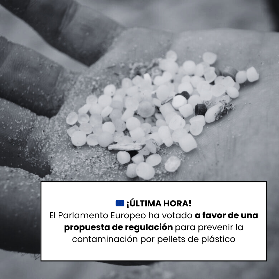 Últimas notícias, el europarlamento vota a favor de la regulación por pellets de plástico